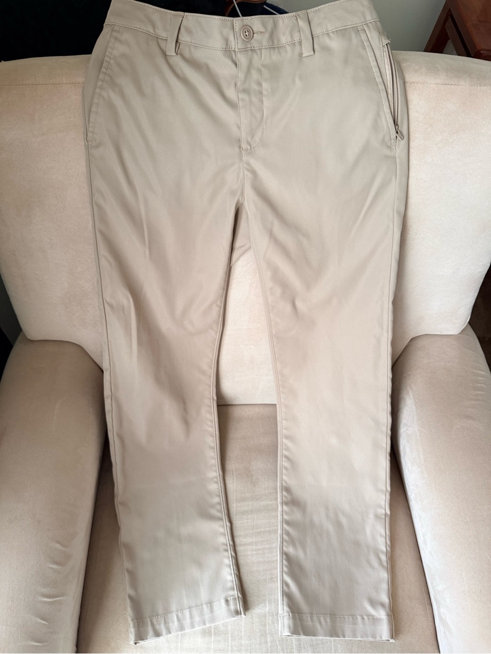 Land’s End Girls Iron Knee Active Performance Chino Pants School Uniform 12
